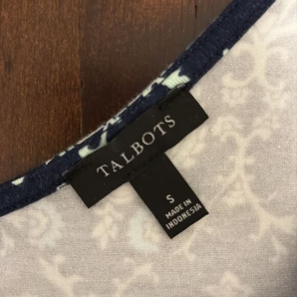 TALBOTS BOHEMIAN FLORAL JERSEY MAXI DRESS SIZE S - Picture 9 of 10